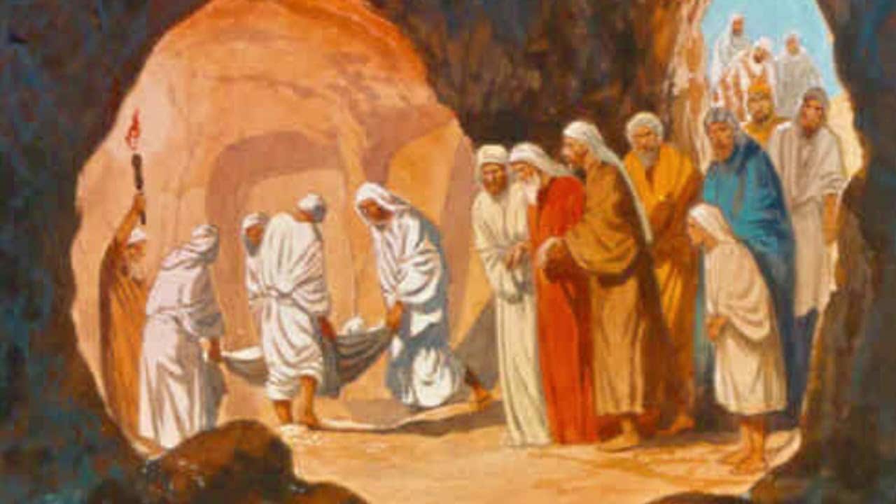 The death of Abraham in the Bible